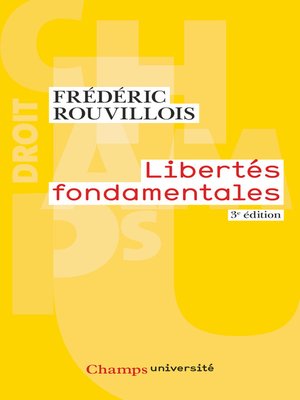 cover image of Libertés fondamentales